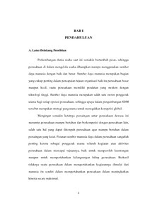 Proposal Skripsi Pengaruh Motivasi Terhadap Kinerja Karyawan Kumpulan Berbagai Skripsi