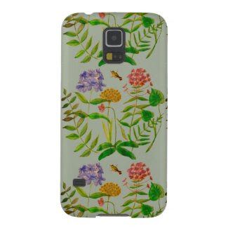 Botanical Illustration on Samsung Galaxy S5 Case
