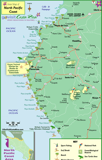 Airports In Costa Rica Map - Maping Resources