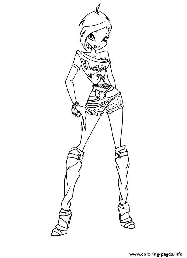 Download 153+ Cartoons Winx Club Winx Club Roxy Coloring Pages PNG PDF File