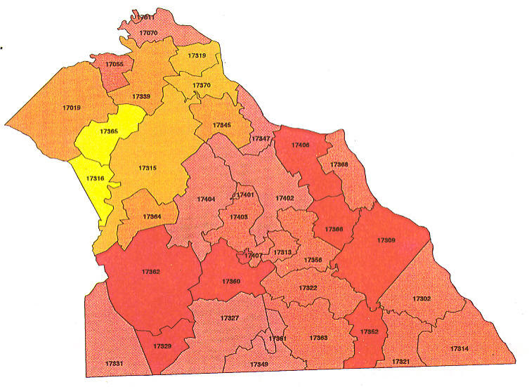 York Pa Zip Code Map Campus Map: York Pa Zip Code Map