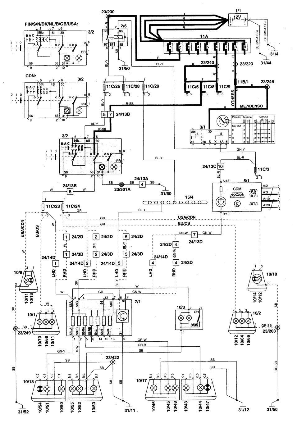 99 Volvo S80 Wiring Diagram