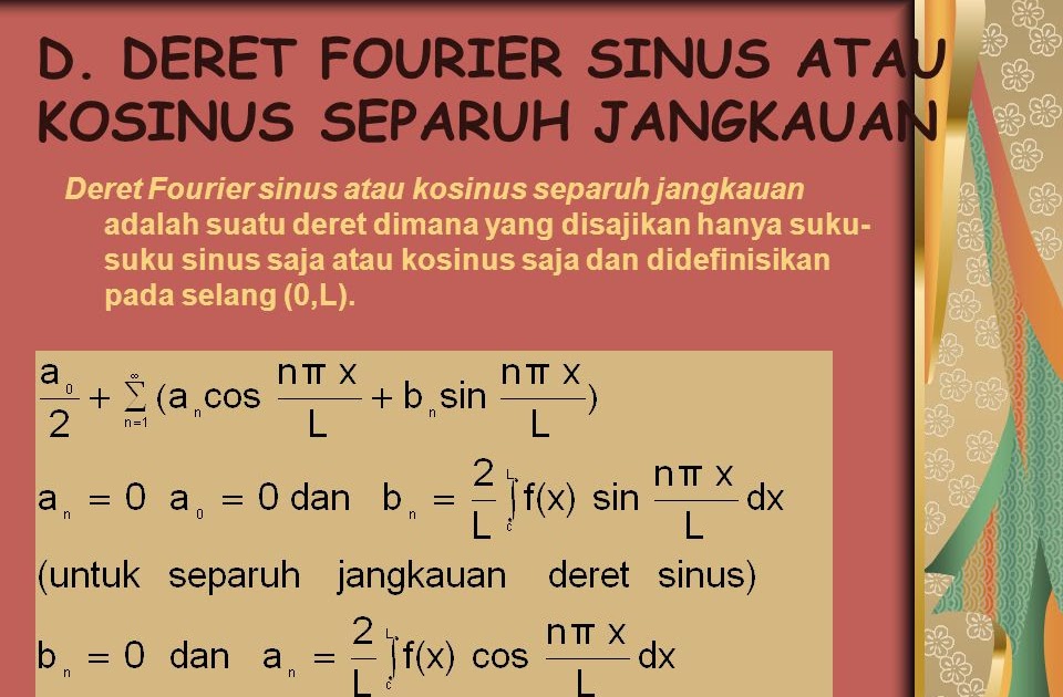 Contoh Soal Dan Pembahasan Deret Fourier - Berbagi Contoh Soal