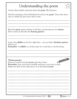 3 Grade Language Arts Worksheets - Free Worksheet