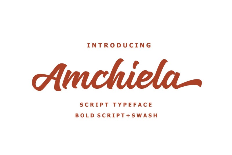 Download Amchiela Script Font Family From Faras Dina Inga Fyodorova