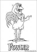 Chicken Run printable coloring pages