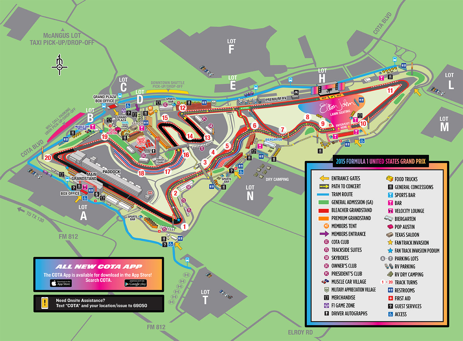 Circuit Of The Americas Seating Chart