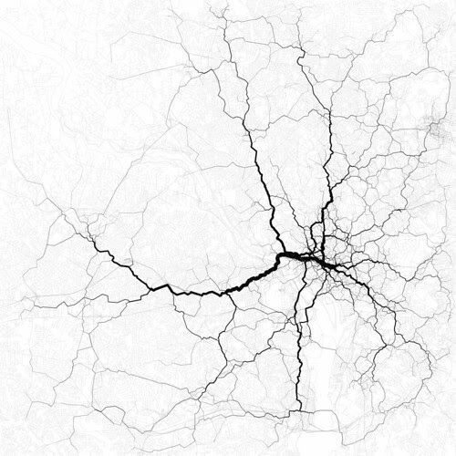 Paths through Washington, DC