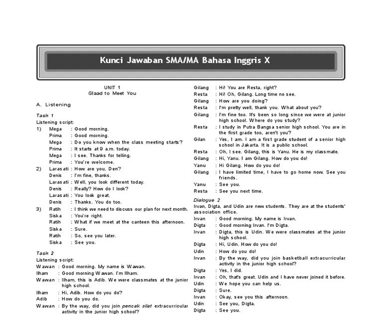 ★ 11 soal ukkbhs inggris kelas 2semester 2 dan kunci jawaban pictures