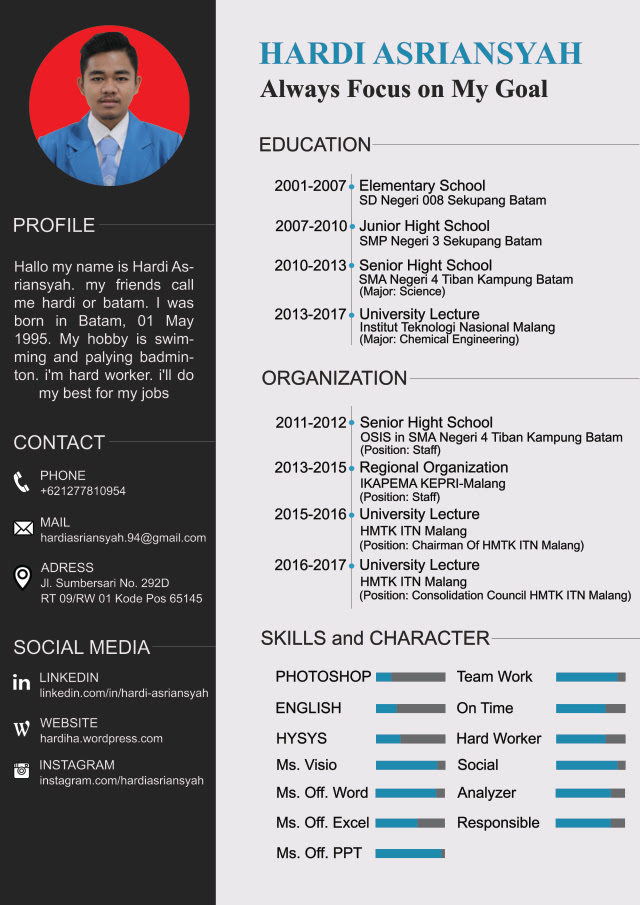 Contoh Resume Kreatif Resume For You