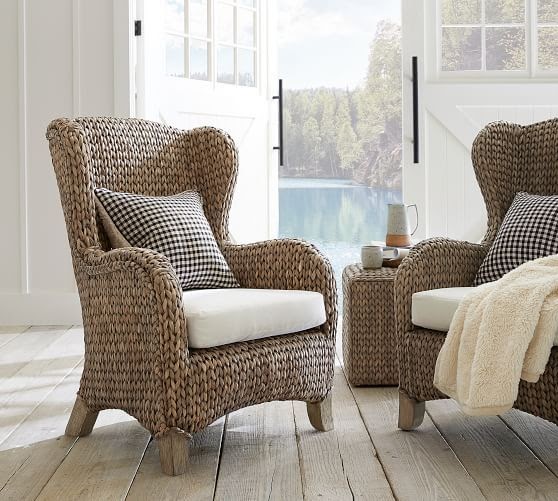 Rattan Wing Back Chair Design Ideas