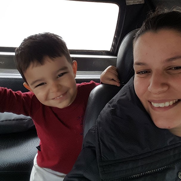 Odara Gallo e o filho, Franco (Foto: Arquivo pessoal)