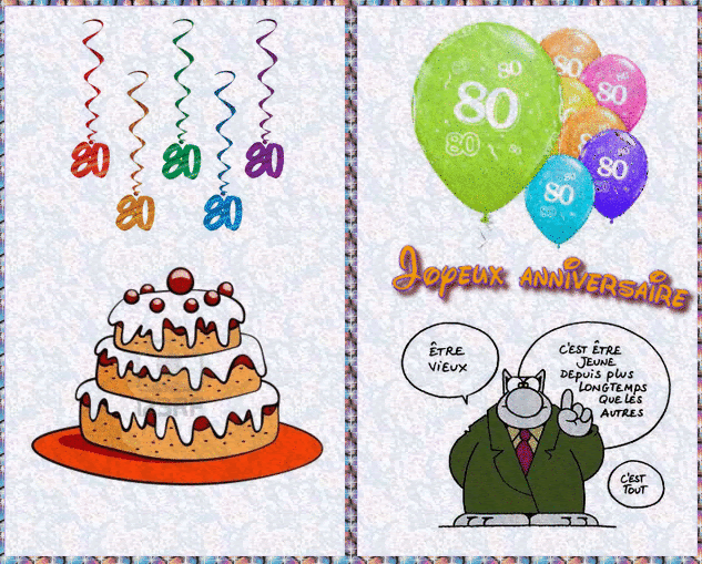 Joyeux Anniversaire 80 Ans Humour
