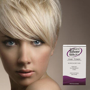 Cool Hair Style Brilliant Silver White Magic Hair Toner For Platinum