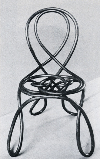 August Thonet of Gebruder Thonet bent wood chair, 1870