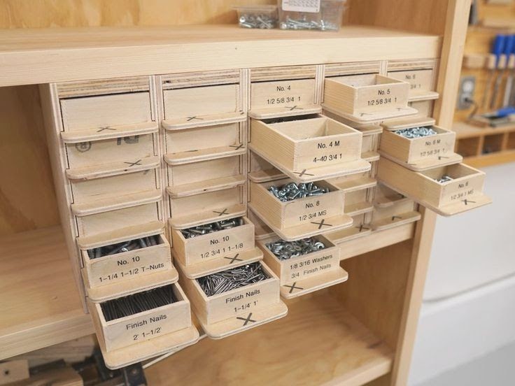 Organize Nails Screws Nuts And Bolts DIY