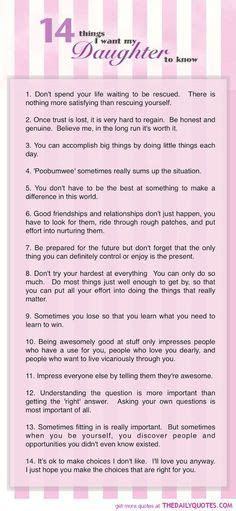 This is what I want my daughters to know. A message for This is what I want my daughters to know. A message for