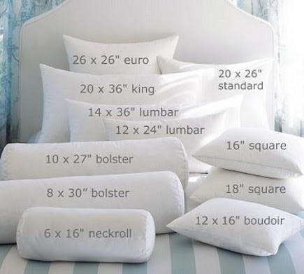 Pillows Sizes Room Ornament