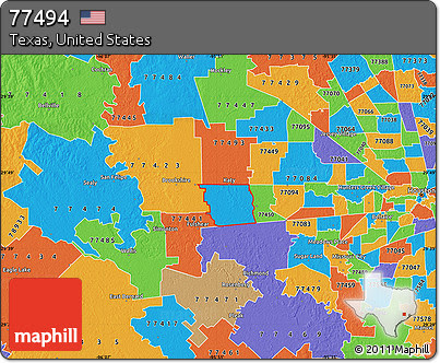 77494 Zip Code Map | Draw A Topographic Map