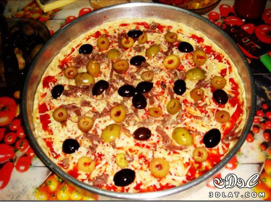كيفية صنع بيتزا 2016 بالصور خطوة بخطوة في المنزل