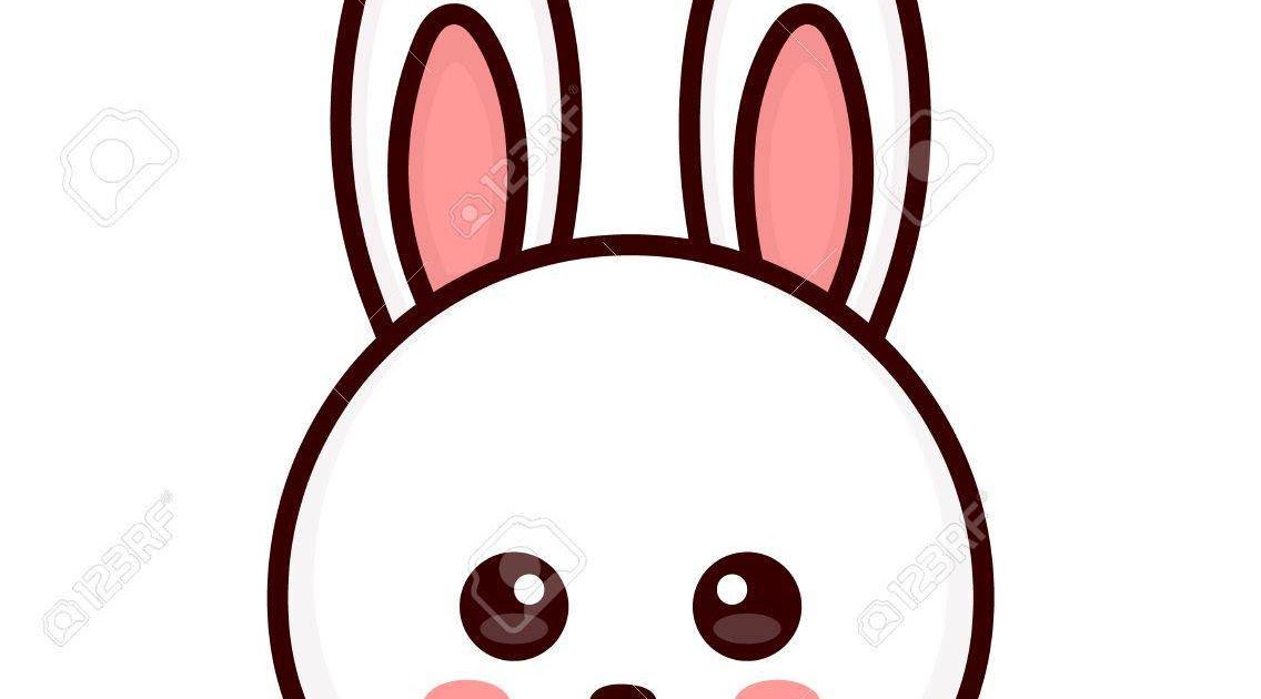 Download Bunny Face Graphic : Cartoon rabbit bunny face icon poster ...