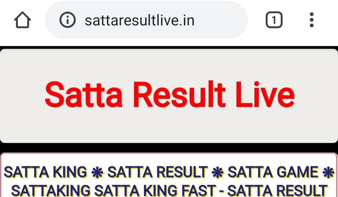 Chart satta online Satta King