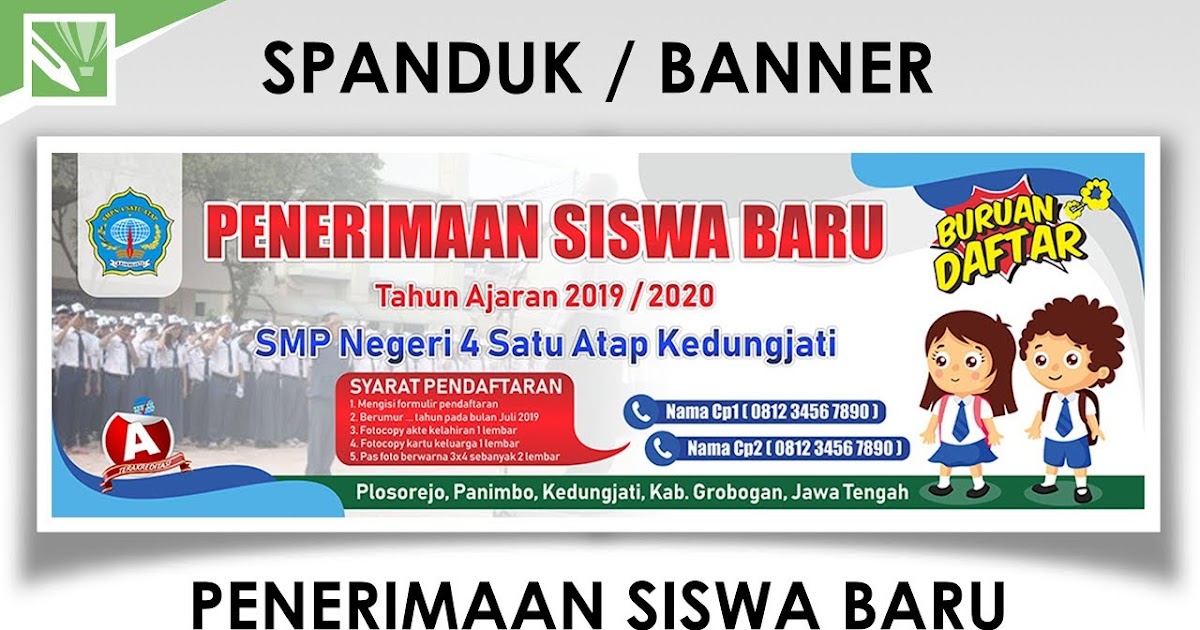 Background Spanduk Penerimaan Siswa Baru gambar spanduk