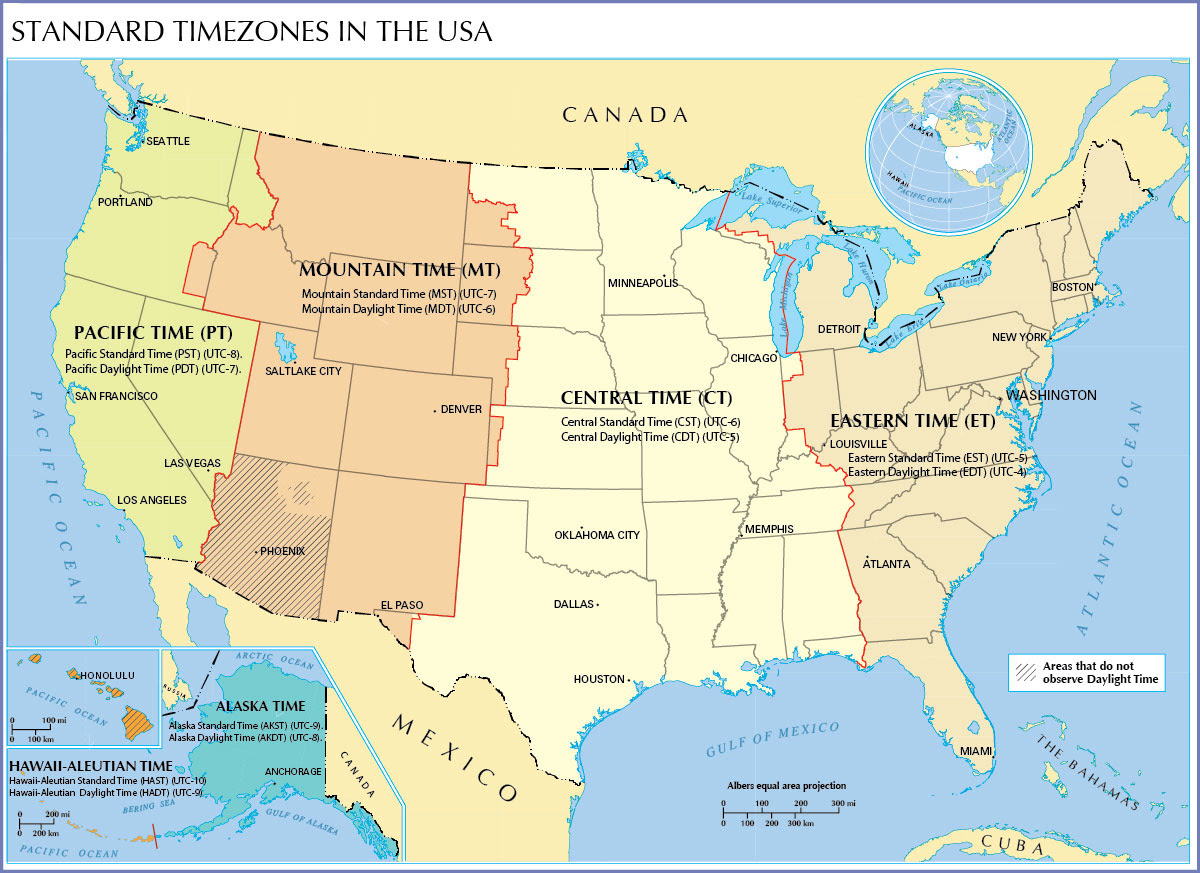 Roswell strobel time zones map of united