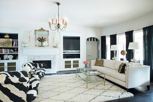 Black White And Gold Living Room Ideas - 15 Black And White Living Room