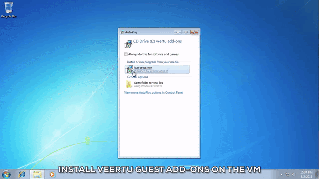 install-guest-add-ons install-guest-add-ons