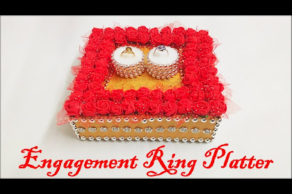 Ring Ceremony Engagement Thali Decoration