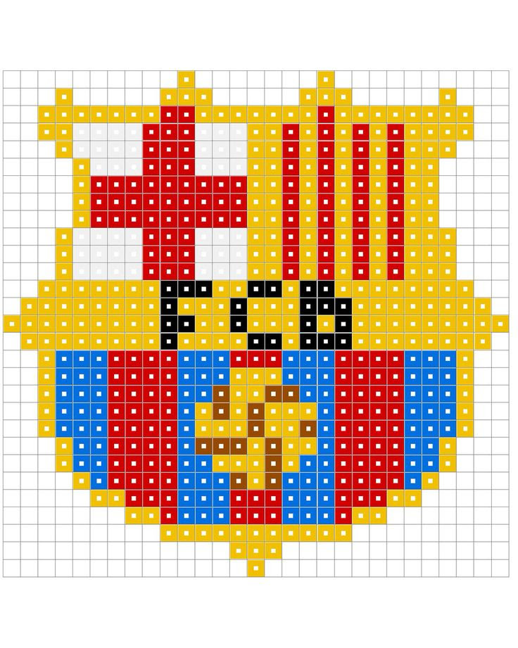 Fc Barcelona Pixel Art