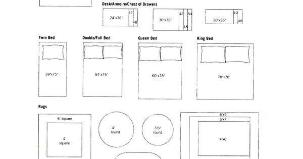 Printable 1/4 Scale Furniture Template Pdf