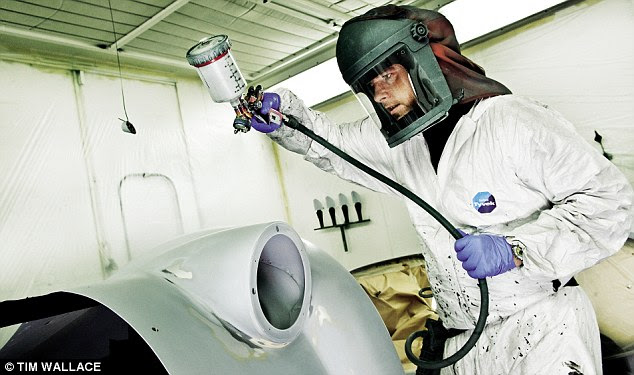 8. Spray-painting a Morgan Classic