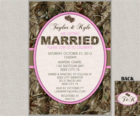 camo wedding cakes Hunting Camo Wedding Invitation camo wedding cakes Hunting Camo Wedding Invitation