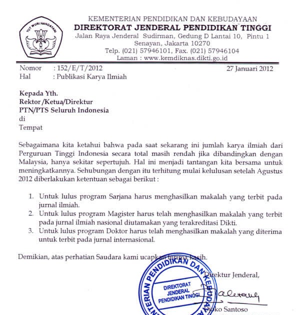 Menulis Surat Resmi Bahasa Indonesia  Download Contoh Surat Lamaran