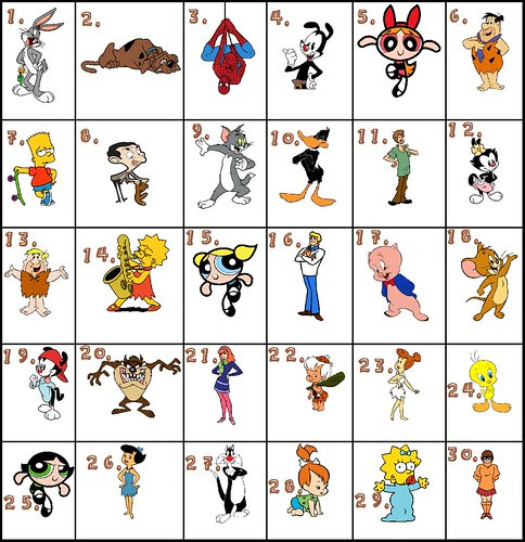 All Cartoon Images With Name : Name Sporcle Characters Cartoon Quiz ...