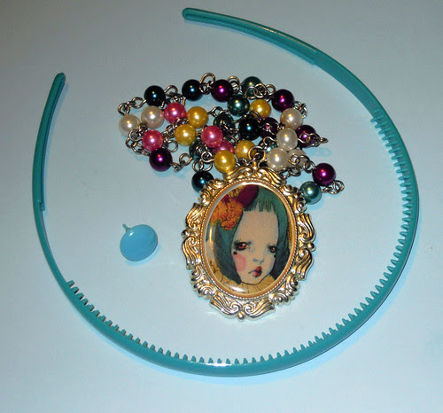 Teal outfit - accessories