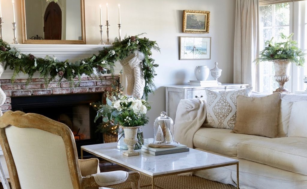Neutral French Country Living Room : French Country Farmhouse For Sale ...