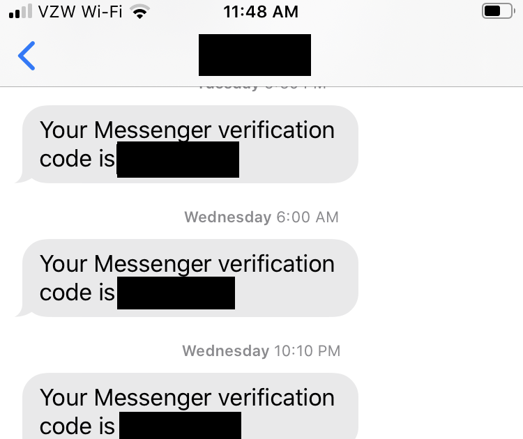 Why Do I Keep Getting Messenger Verification Codes On My Iphone PUSBE