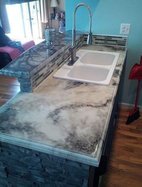 Stone Look Epoxy Countertops - Countertop Gallery