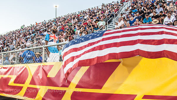 Fans enjoying USA v Japan, Pacific Nations Cup