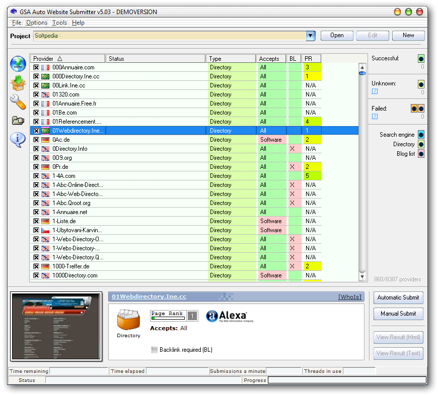 GSA Auto Website Submitter GSA Auto Website Submitter