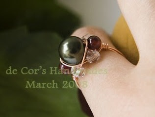 wire wrapped ring wire wrapped sparkly crystal ring by Corra