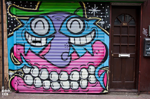 PEZ & Sweet Toof London Street Art Shutter