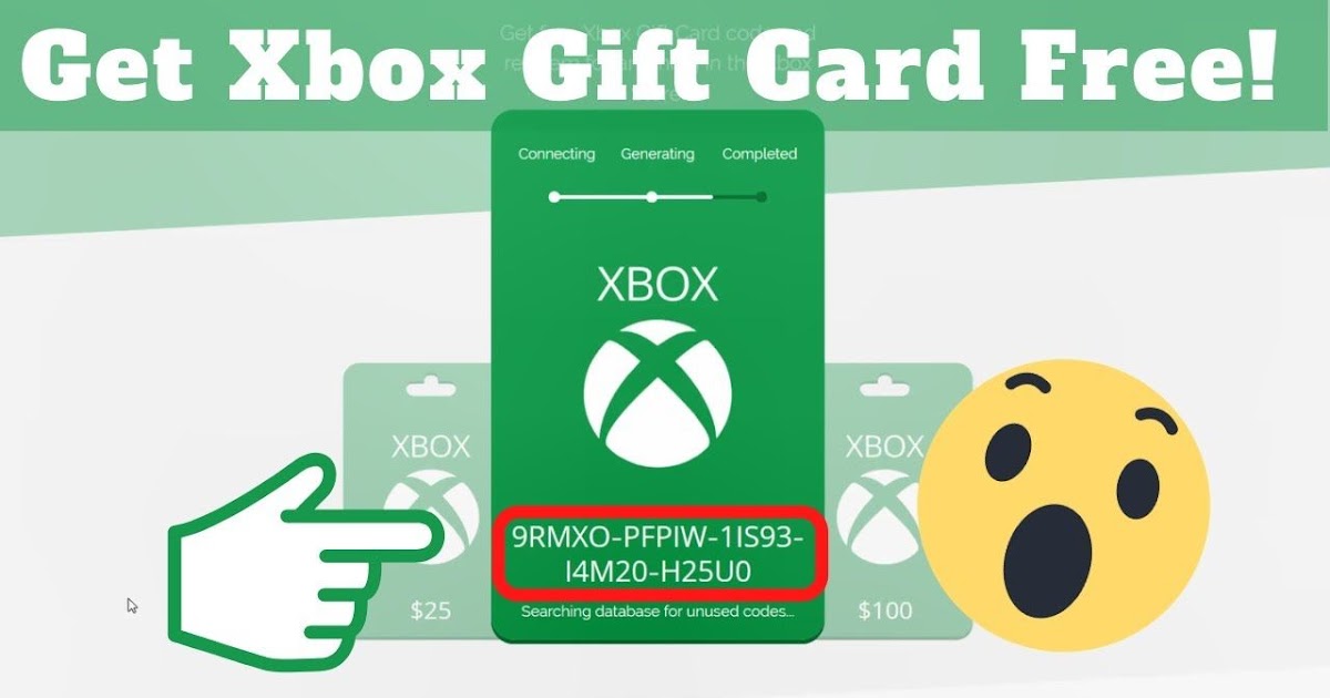 Free Xbox Gift Cards No Human Verification Or Survey 2020