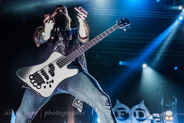 Chris Kael, bass, Five Finger Death Punch