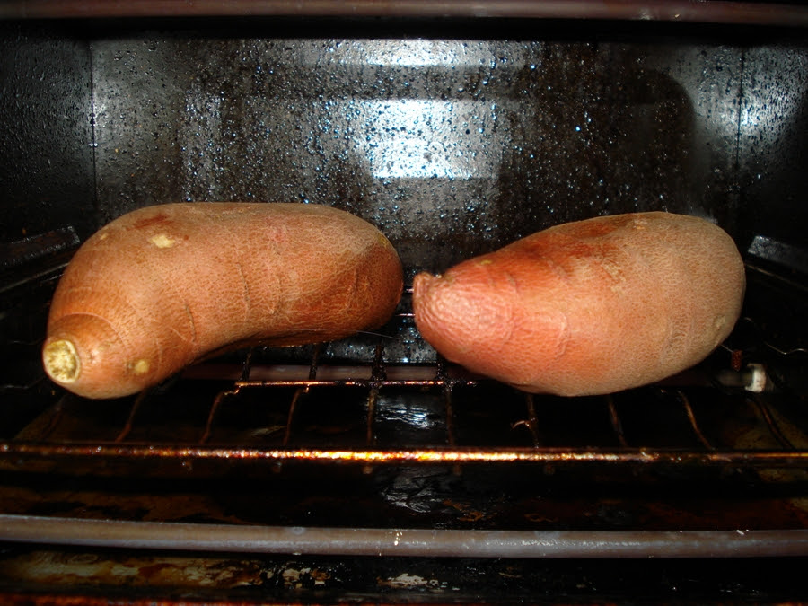 05 yams in toaster oven