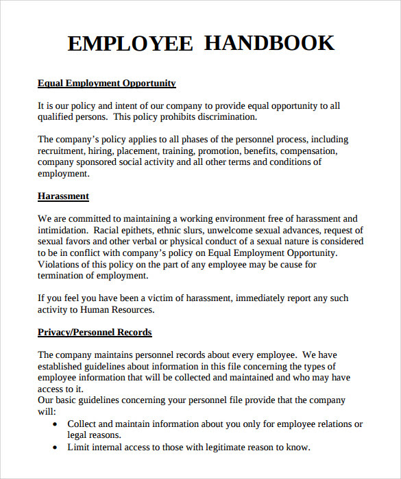 employee-handbook-template-word-free-card-template