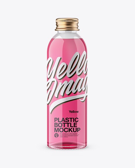 Download Clear Bottle with Transparent Liquid Mockup - Download Clear Bottle with Transparent Liquid ...